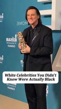 White Celebrities You Didn't Know Were Actually Black