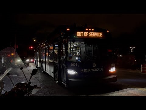 NYCT: 2025 New Flyer XE60 CHARGE #5603 on the M79-SBS to the West Side @ W 81 St/Central Park West
