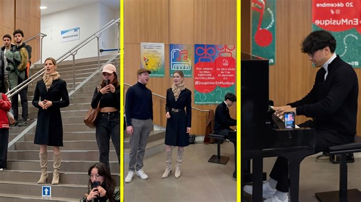 Two opera voices fill the university hall