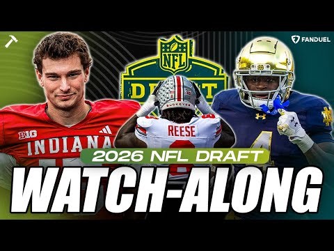 LIVE NFL Draft Round 1 Watch Along | Presented by Fanduel