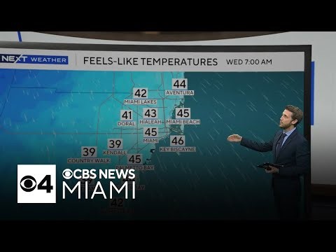 Plunging temperatures in South Florida to make for some cold New Year's Eve celebrations