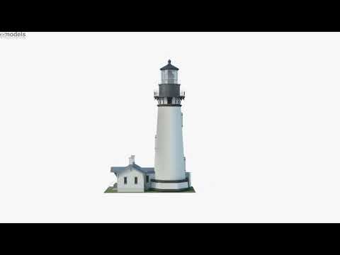 Yaquina Head Lighthouse 3D model by 3DModels.org