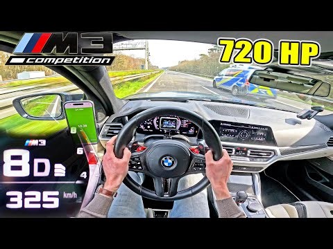 325KMH RUN in a BMW M3 G80 *MHD STAGE 2 RON102* is INSANE