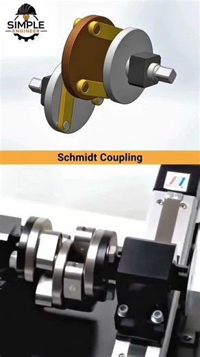 Schmidt Coupling Explained | Amazing Mechanical Engineering Mechanism in Action ⚙️
