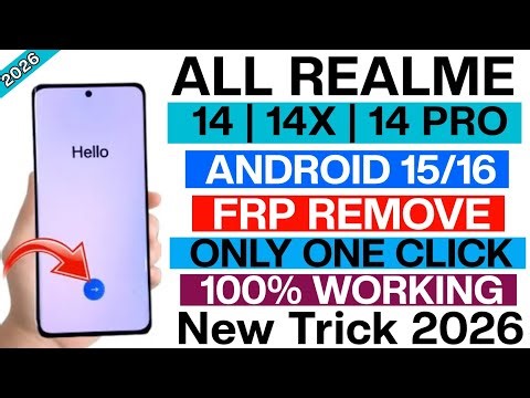 Realme 14x frp Bypass Android 15/LATEST SECURITY update/New Method 2026/100% working Trick/Gsm Devil