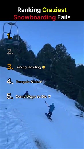 Ranking Craziest Snowboarding Fails 🤯