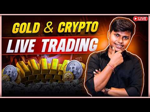 Gold And Crypto Live Trading | Day - 7 | Financial Trader