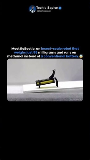 This Tiny Robot Runs on Methanol Instead of a Battery 🤯
