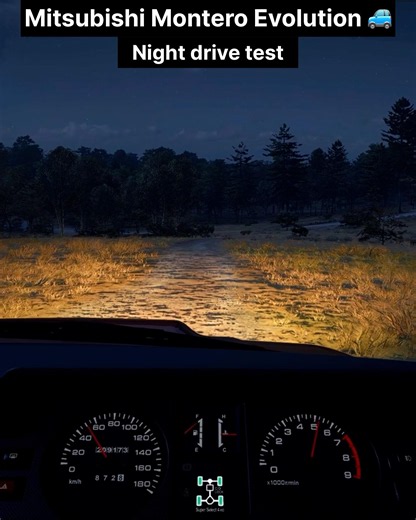 Mitsubishi Montero Evolution 🌙🔥 | Night Drive & Sound Test | Forza Horizon 6