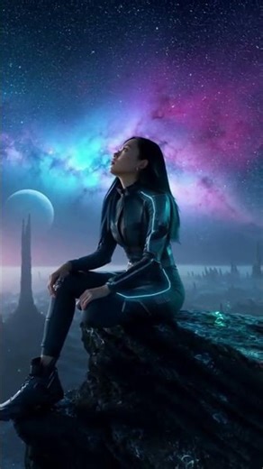 A Girl From Another Planet Appears 🌌