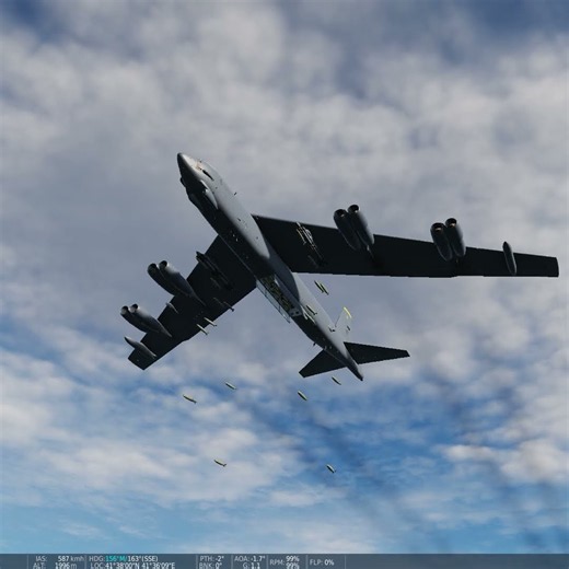 The B-52 Never Gets Old #B52 #USAF #DCSWorld #MilitaryAviation #FlightSimulator #AirPower