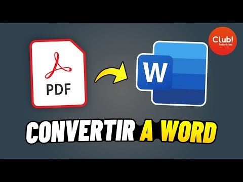 Cómo PASAR PDF A WORD Facil y Rapido (2025) - Sin Programas