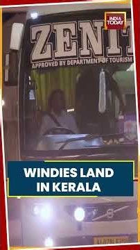 West Indies Cricket Team Arrives In Thiruvananthapuram Ahead Of ODI Series #westindies #cricket
