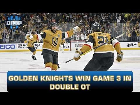 🚨 Golden Knights Shock Hurricanes in Double OT Thriller in Game 3! | The Drop