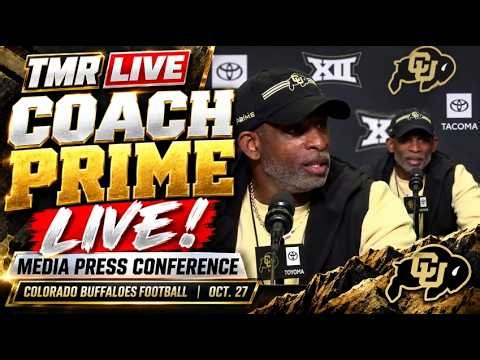 Coach Prime Speaks LIVE! Deion Sanders’ Colorado Football Press Conference | Oct. 27