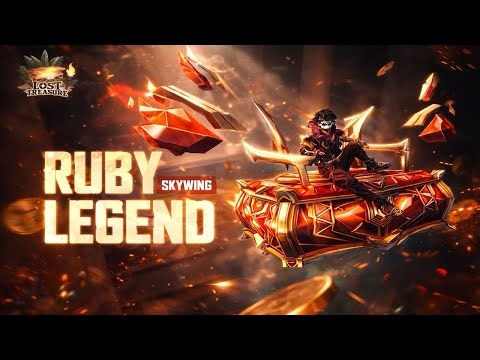 Free Fire Ruby Legend Skywing Finally Unlocked! Most Insane
