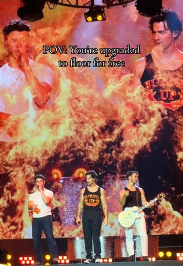 POV: You Get a Free Floor Upgrade at the Jonas Brothers Concert