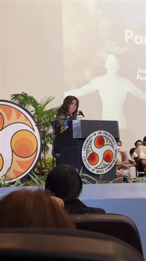 “In all that you do, be honest. Your integrity is non-negotiable.” Jessica Soho’s inspiring words during the graduation of the UP College of Mass Communication | Iskolar ng Bayan