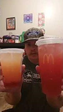 McDonald's New! Refreshers Strawberry Watermelon & Mango Pineapple|🍉🍓🥭🍍🧊|Mini Sip N,Review