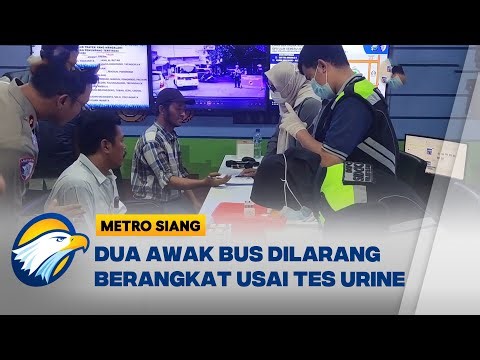 Jelang Nataru Polisi Sidoarjo Cek Urine Sopir Bus - [Metro Siang]