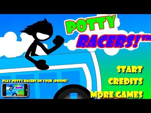 Potty Racers - Full Game No Commentary (Flash Game)