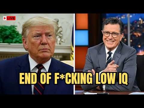 Trump Claimed He Graduated Top of His Class — Colbert Read the Real Number and the Room EXPLODED