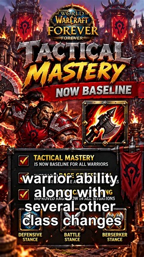 WoW Forever Beta Update: Level 30 + HUGE Warrior Rage Fixes!