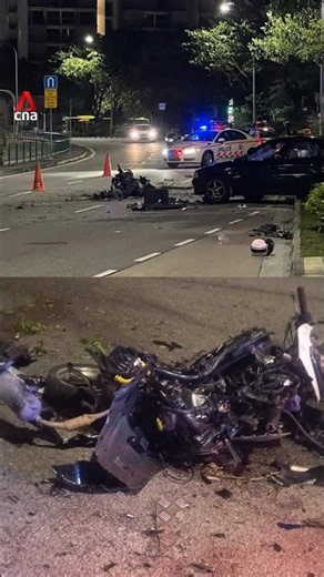 Police searching for pair who left scene of fatal Tampines crash