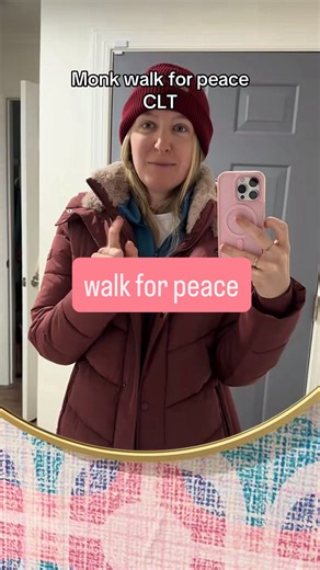 LizWizdom on Instagram: "Put these monks in the Olympics for speed walking tbh #monks #walkforpeace #peace #charlotte"