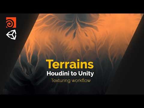Texturing for Open World Terrains - Houdini to Unity - Splatmaps for Games
