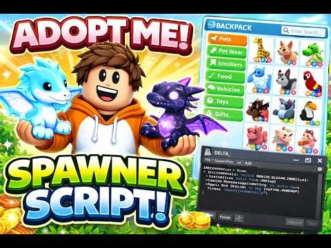 [TRADABLE PET💯] NEW ADOPT ME BEST SPAWNER SCRIPT! SPAWN ANY PETS YOU WANT!🔥