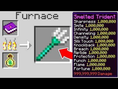 Cooking Random Enchants to Level 1,000,000 in Minecraft...