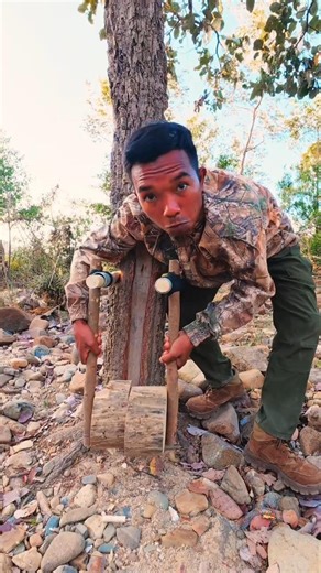 Trap skills magical #survival #trap #bushcraft