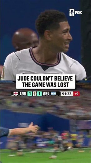 Jude Bellingham watched in disbelief as Argentina scored the game-winner