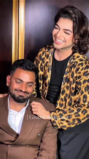 Why should brides have all the pampering… ? 👀💗 Groom’s natural makeup by @_jinniechiragmua . For appointments: 9779707613340 | Chirag Sharma