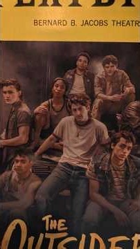 The Outsiders (Musical adaptation) New York
