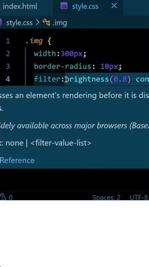 Day 9/100 CSS Series | Filter Property Explained (Blur, Brightness & More)