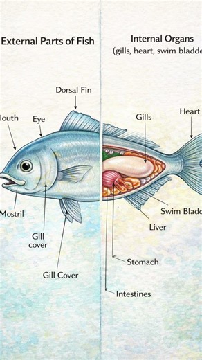 Fish Anatomy Explained | External Parts & Internal Organs | Aquaculture Basics