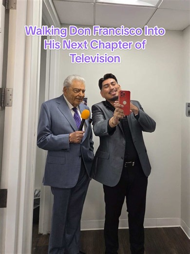 POV: You get to walk a TV legend to the first taping of his new show. 🥹📺✨ We walked with @DON FRANCISCO TV as he headed to the set of GIGANTES con Don Francisco for the very first time — a full-circle moment as he begins this new chapter while bringing back some of the nostalgia generations of Latinos grew up watching. ❤️ And yes… the games are back! 🎉 @directtv is sponsoring “Lo Hace, No Lo Hace,” bringing back the excitement, entertainment and nostalgia of the games we remember — plus givin