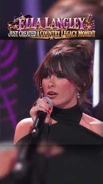 Ella Langley honors Ronnie Milsap with “It Was Almost Like a Song”. Pure country legacy. #EllaLangle