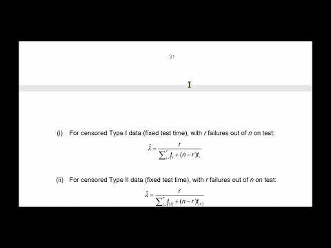 Reliability Analysis - Exponential Distribution (PART 2)