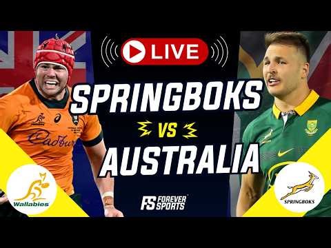 SPRINGBOKS vs AUSTRALIA LIVE! | Australia vs South Africa Live Commentary & Watchalong