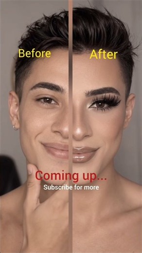 Beautiful Male to Female Crossdresser Transformation ✨ #mtf #crossdresser #transformation #makeup