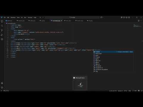 HTML Registration Form with Table | የHTML መመዝገቢያ ፎርም በTable