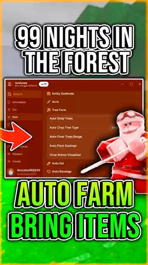 🩸 99 Nights In The Forest SCRIPT NO KEY | BRING ALL, AUTO DAYS, FARM DIAMONDS | Roblox Script