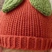 Pumpkin Hat Knitting Pattern PDF, Baby Toddler Child Adult Sizes, Fall Halloween Knit Hat with Leaves, Instant Download Knitting Pattern