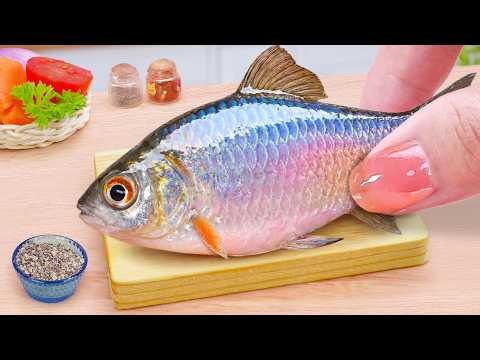 Recipes for Seafood Lover 😋 Yummy Crispy Fried Fish with Spicy Sauce 🌊 Tina Mini Cooking