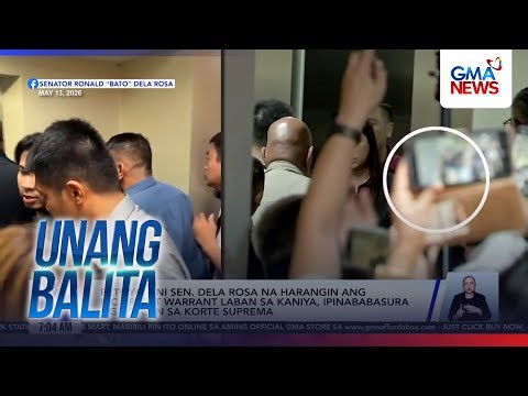 Petisyon ni Sen. Dela Rosa na harangin ang ICC arresst warrant laban sa kaniya... | Unang Balita