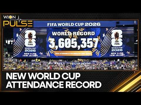 FIFA 2026: Highest World Cup Attendance By Tournament | WION Pulse