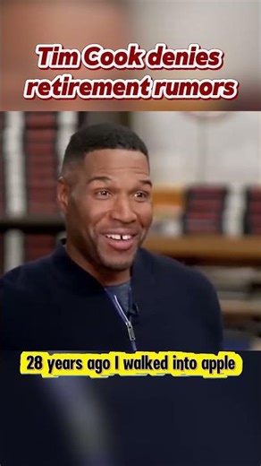 Tim Cook denies retirement rumors